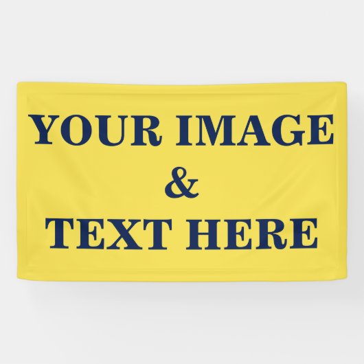 Aangepaste eigen foto spandoek (Horizontaal)
