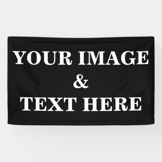 Aangepaste eigen foto spandoek (Horizontaal)