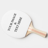 Aangepaste eigen foto tafeltennisbatje (Zijkant)