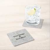 Aangepaste eigen foto vierkante kartonnen onderzetter (Insitu)