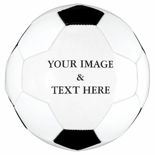 Aangepaste eigen foto voetbal (Voorkant)