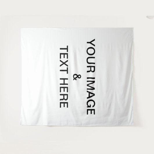 Aangepaste eigen foto wandkleed (Voorkant (horizontaal))