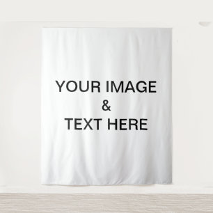 Aangepaste eigen foto wandkleed