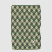 Aangepaste eigen golf creëren golfhanddoek (Voorkant)