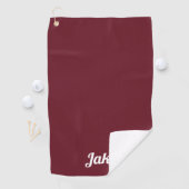 Aangepaste eigen golfhanddoek maken (Insitu)