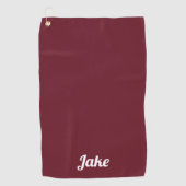Aangepaste eigen golfhanddoek maken (Voorkant)
