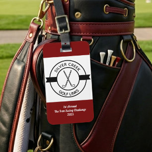 Aangepaste Eigen Golftoernooi Maken Bagagelabel