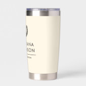 Aangepaste Elegante Apotheker Apotheek Tech Person Geïsoleerde Drinkbeker (Achterkant)