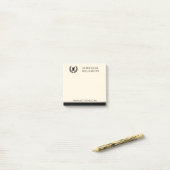 Aangepaste Elegante Apotheker Apotheek Tech Person Post-it® Notes (Op bureau)