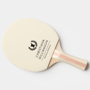 Aangepaste Elegante Apotheker Apotheek Tech Person Tafeltennisbatje