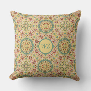 Aangepaste Elegante bloemenpatroon caleidoscoop Kussen