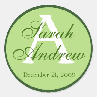 Aangepaste Elegante Bruiloft Stickers 4