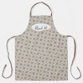 Aangepaste elegante geometrische print schort (Voorkant)