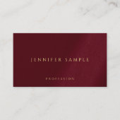 Aangepaste Elegante Gouden Kleur Tekst Premium Dik Visitekaartje (Voorkant)