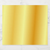 Aangepaste elegante gouden uitstraling lege sjablo bier etiket (Enkel label)