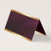 Aangepaste Elegante Kalligrafie Script Sjabloon Lu Visitekaartjes (Achterkant)