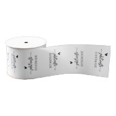 Aangepaste elegante Kledinglabel voor handgemaakt  Grosgrain Lint (Spoel)