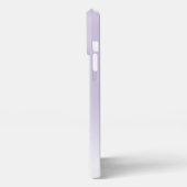 Aangepaste Elegante Lichte Lavendel Violet Monogra iPhone Hoesje (Linkerkant)