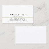 Aangepaste Elegante Moderne Eenvoudige Template Pr Visitekaartje (Voorkant / Achterkant)