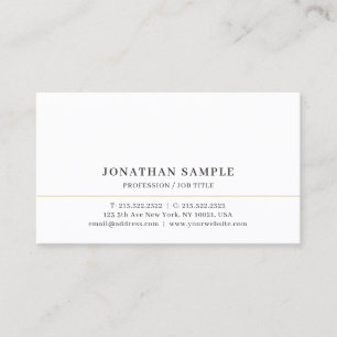 Aangepaste Elegante Moderne Eenvoudige Template Pr Visitekaartje