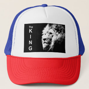 Aangepaste elegante moderne Pop Art Lion Head-Sjab Trucker Pet