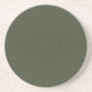 Aangepaste Elegante Mosgroene Geluidszandsteen Ond Zandsteen Onderzetter