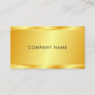 Aangepaste Elegante Nep Goud Glamoureuze Sjabloon  Visitekaartje