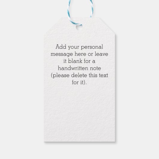 Aangepaste elegante Paar Mr / Mrs Bruiloft Initial Cadeaulabel (Achterkant)