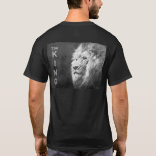 Aangepaste elegante Pop Art Lion Head Sjabloon Man T-shirt