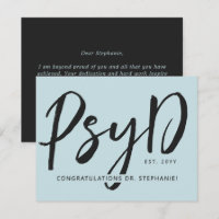 Aangepaste Elegante PsyD Doctor in de Psychologie
