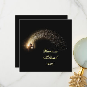 Aangepaste elegante Ramadan Mubarak 2026 kaart