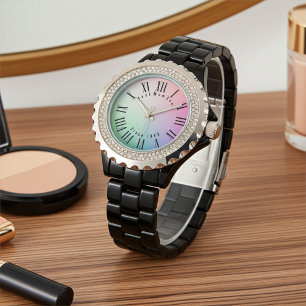 Aangepaste Elegante Romeinse Numerieke Uur Teken, Horloge