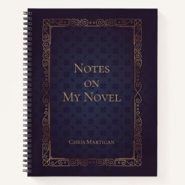 Aangepaste, elegante schrijflaptop voor auteurs notitieboek