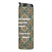 Aangepaste Elegante Tegel Patroon Perzische Gifts Thermosbeker (Geroteerd rechts)