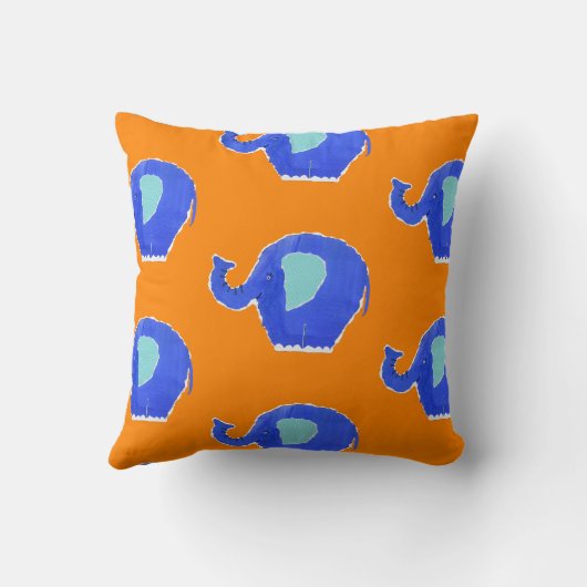 Aangepaste Elephant Cushion Pillow Kussen (Achterkant)