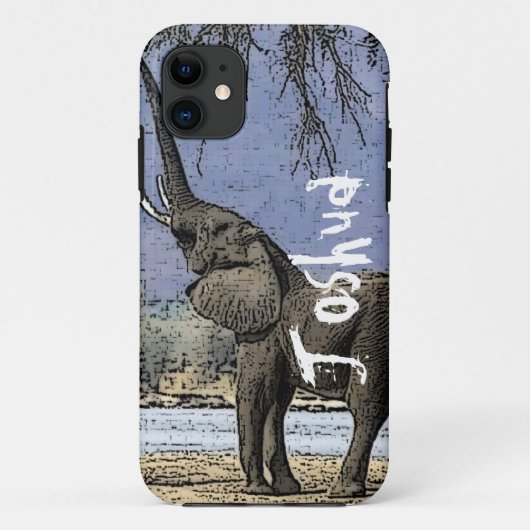 Aangepaste Elephant-telefoonkwestie Case-Mate iPhone Case (Achterkant)