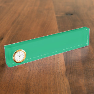 Aangepaste Emerald Green Desk naamplaat Naambordje