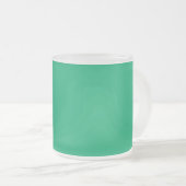Aangepaste Emerald Green Frosted Mok (Voorkant rechts)