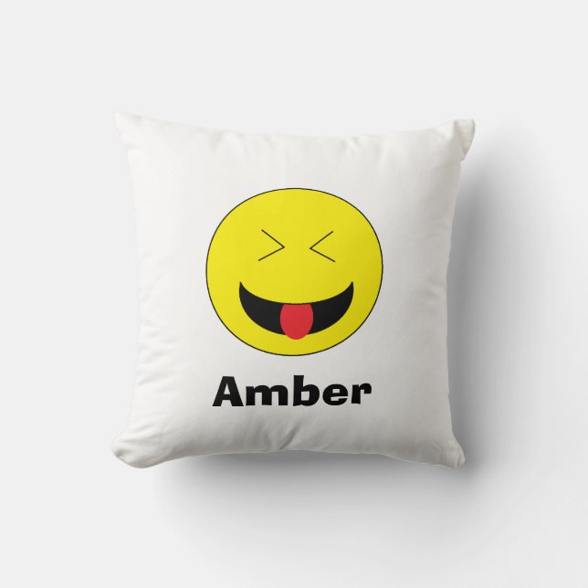 Aangepaste Emoji Pillow Kussen (Voorkant)