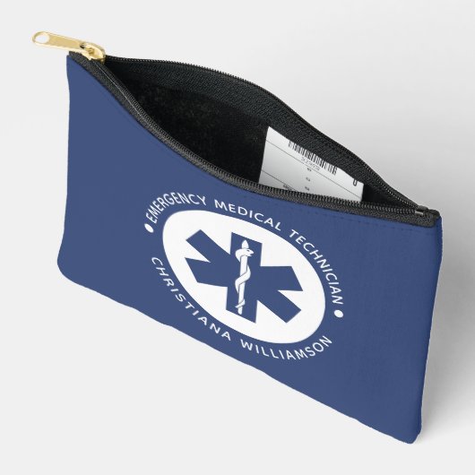 Aangepaste EMT Symbool Medische technicus Etui (Open)