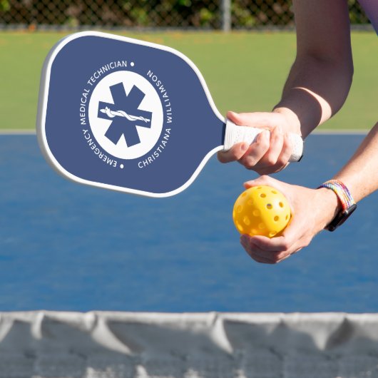 Aangepaste EMT Symbool Medische technicus Pickleball Paddle (Insitu)