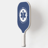 Aangepaste EMT Symbool Medische technicus Pickleball Paddle (Links)