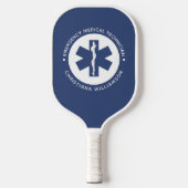 Aangepaste EMT Symbool Medische technicus Pickleball Paddle (Voorkant)