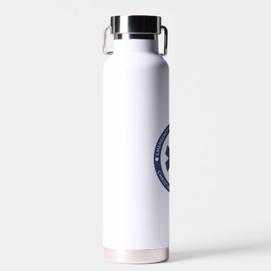 Aangepaste EMT Symbool Medische technicus Waterfles (Voorkant)