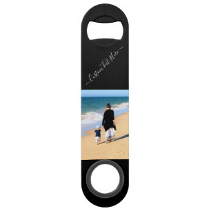 Aangepaste en tekst foto balk toets - Kies kleuren Speed Flessenopener