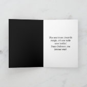 Aangepaste enge pompoen Spooky Basic Witch Hallowe Kaart (Binnen)