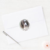 Aangepaste Engelse Springer Spaniel Dog Stickers (Envelop)