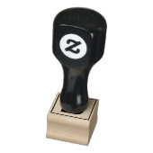 Aangepaste enkele letter 	rubberstempel (Stempel)