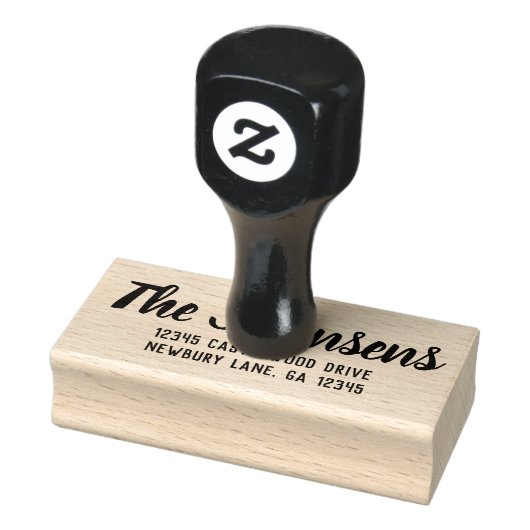 Aangepaste enveloppe voor het retourneren van fami 	rubberstempel (Stempel)