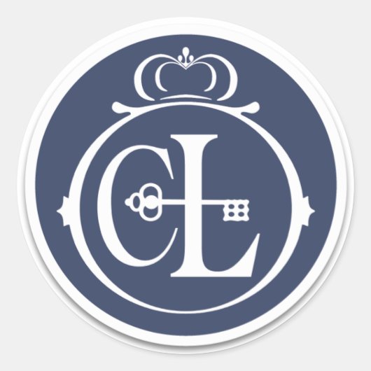 Aangepaste envelopverzegeling ronde sticker (Voorkant)